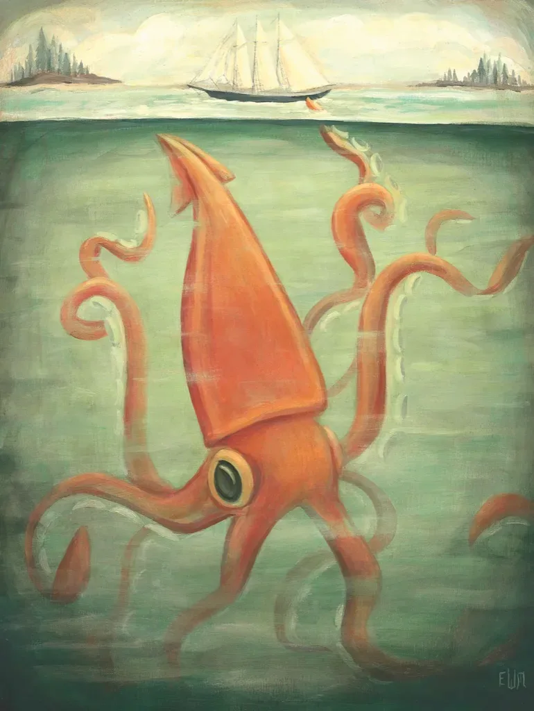 Puzzle Pièces XXL - Kraken Underneath - 500 à 999 pièces von New York Puzzle Company – Schachtel