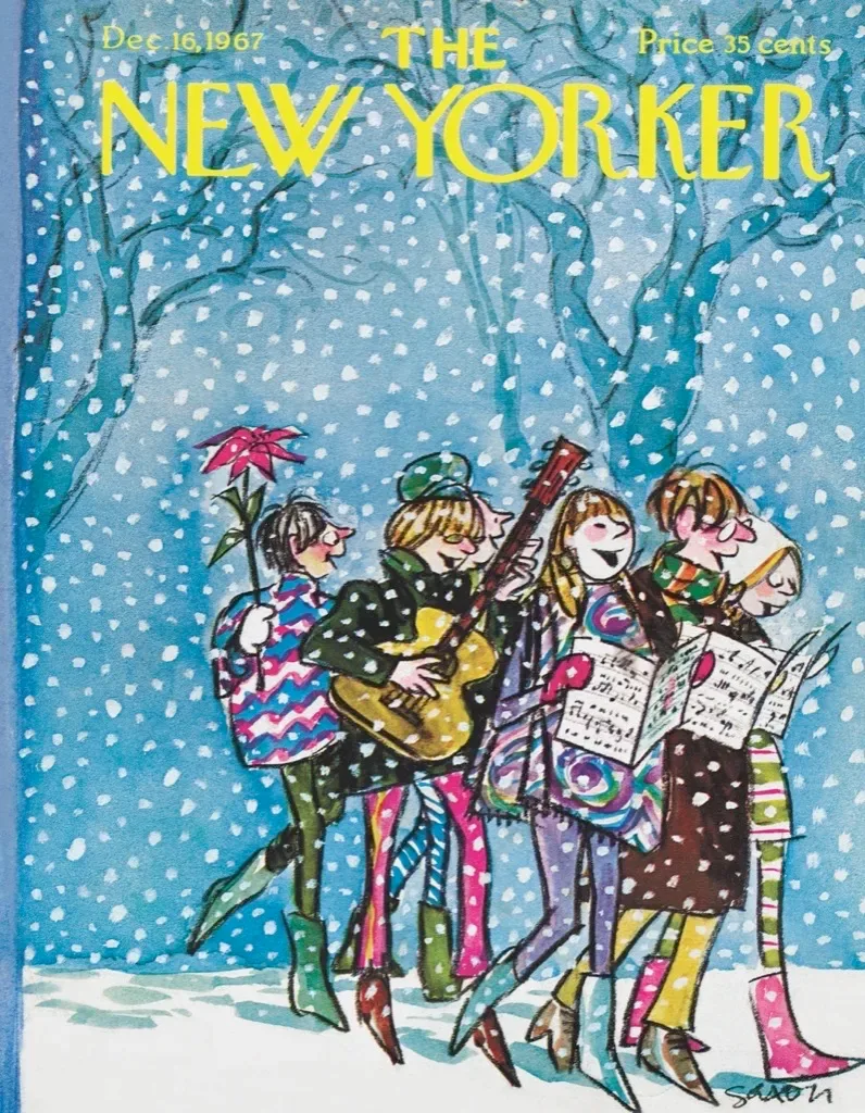 Puzzle The New Yorker - Caroling - 100 à 149 pièces from New York Puzzle Company – box