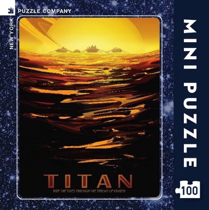 Titan - 100 Stukjes New York Puzzle Company Mini Puzzel - 0819844013400 from New York Puzzle Company – box