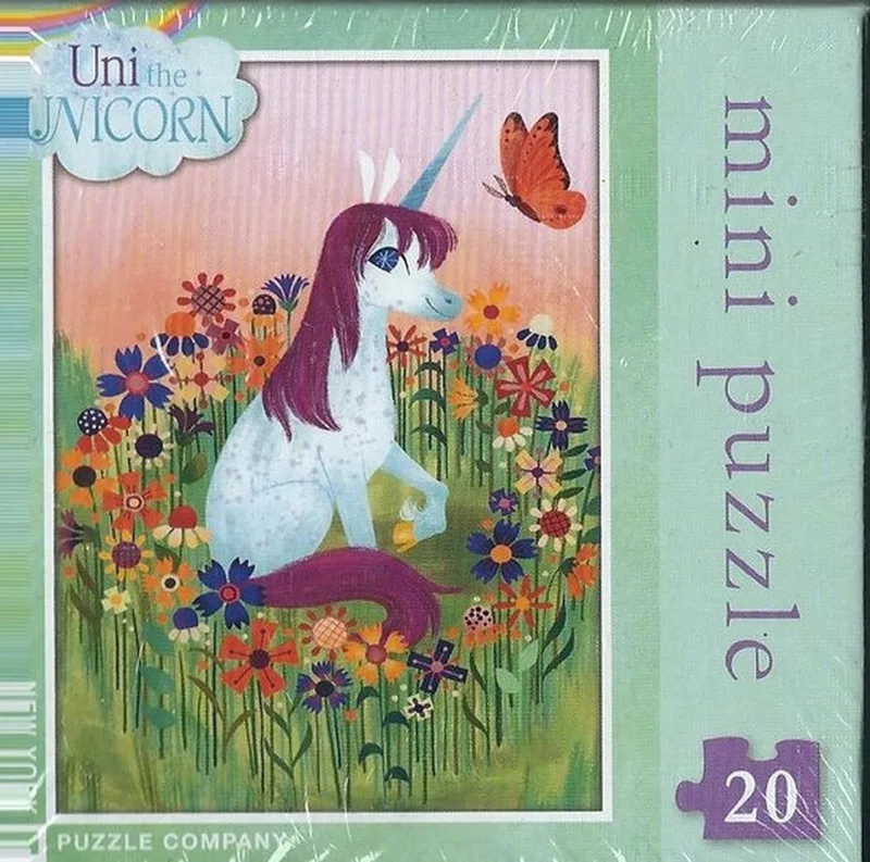 Uni The Unicorn - 20 Stukjes New York Puzzle Company Mini Puzzel - 0819844015640 von New York Puzzle Company – Schachtel