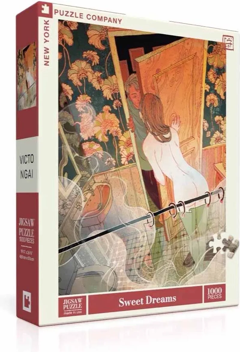Victo Ngai Sweet Dreams - 1000 stukjes puzzel from New York Puzzle Company, Multicolour edition – box
