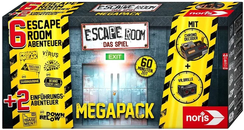 Escape Room Mega Pack - Family and Board Game for Adult from Noris – box