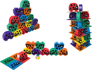 Spiel 3 bunte Käferspiele, Kinderspiel van Noris, editie Meerkleurig – doos 3 van 4