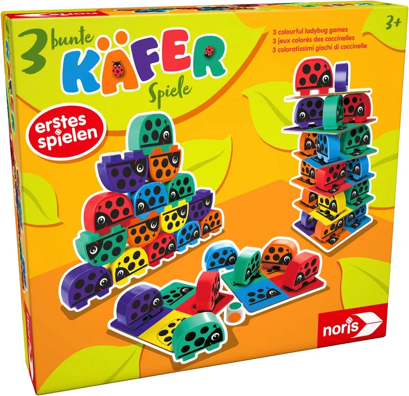 Spiel 3 bunte Käferspiele, Kinderspiel van Noris, editie Meerkleurig – doos 2 van 4