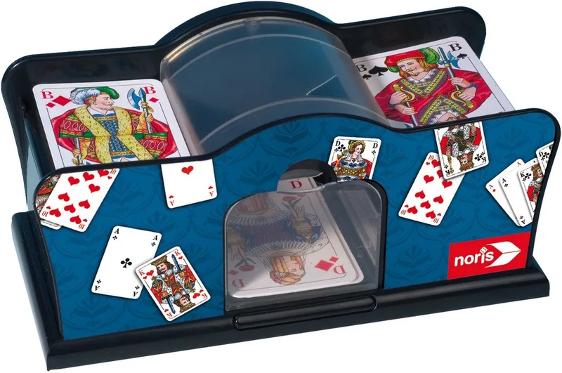 Spiel Deluxe Karten-Mischmaschine van Noris, editie Bunt – doos