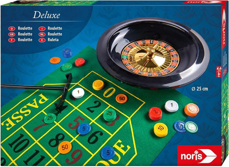 Spiel Familienspiel Partyspiel Deluxe Set - Roulette 25cm 606102025 van Noris – doos
