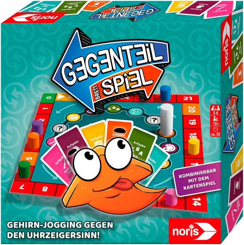 Spiel Gegenteil, Denkspiel von Noris, Ausgabe Bunt – Schachtel