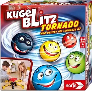 Spiel Kinderspiel Aktionsspiel Kugelblitz Tornado 606064680 von Noris – Schachtel 1 von 5