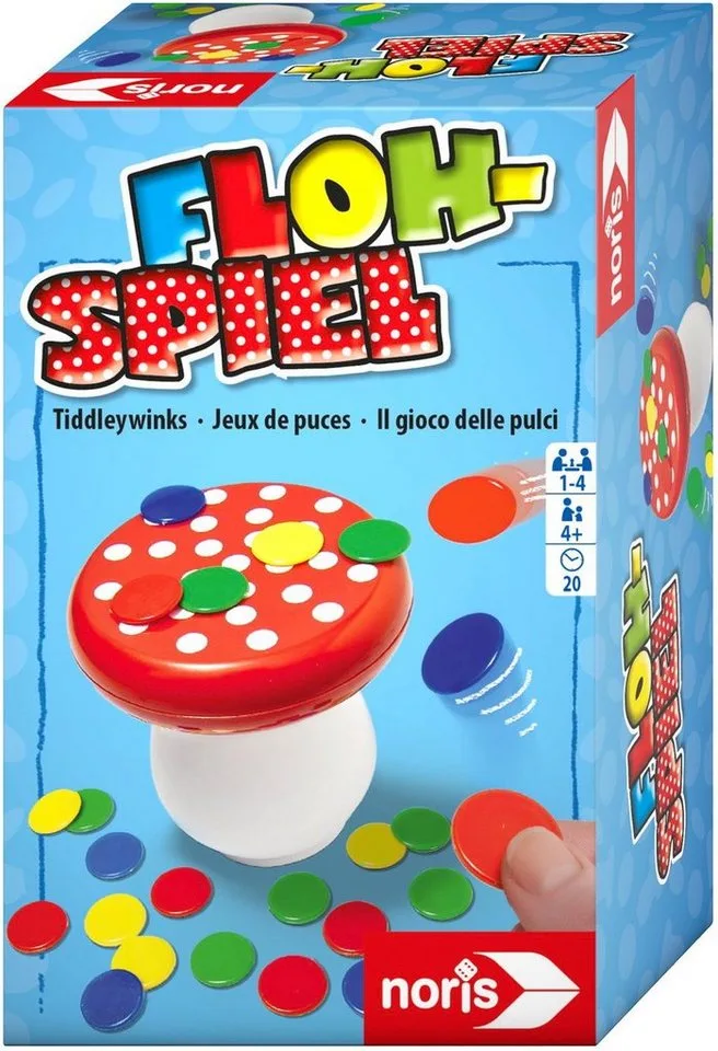 Spiel Kinderspiel Geschicklichkeitsspiele Flohspiel 606144010 von Noris – Schachtel