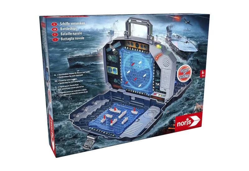 Spiel Noris Schiffe versenken, Light & Sound, Brettspiel from Noris – box