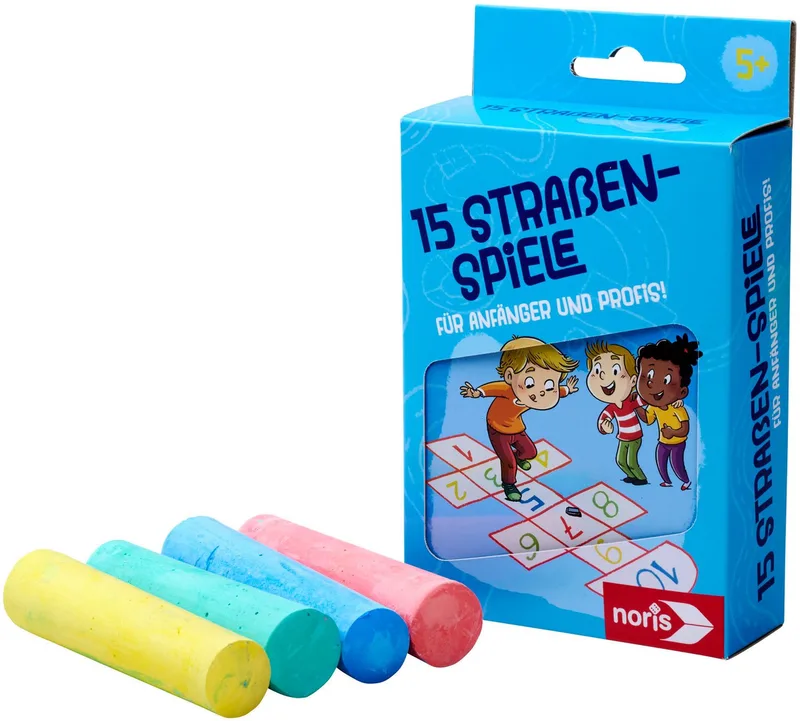 Spiel Straßenspiele, Outdoorspiel von Noris, Ausgabe Bunt – Schachtel
