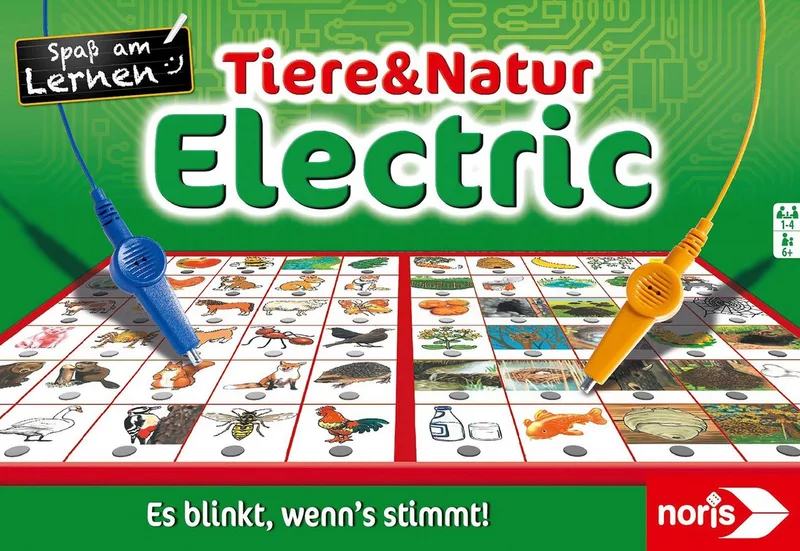 Spiel Tiere und Natur Electric from Noris, Bunt edition – box