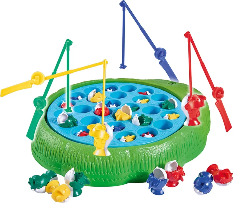 Visspel - Hengelspel - Actiespel - 4 spelers - 32 x 28 cm von Noris – Schachtel