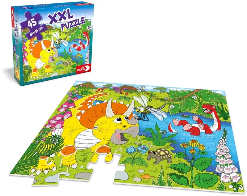 XXL Puzzle Dinosaurier/45 Teile van Noris – doos