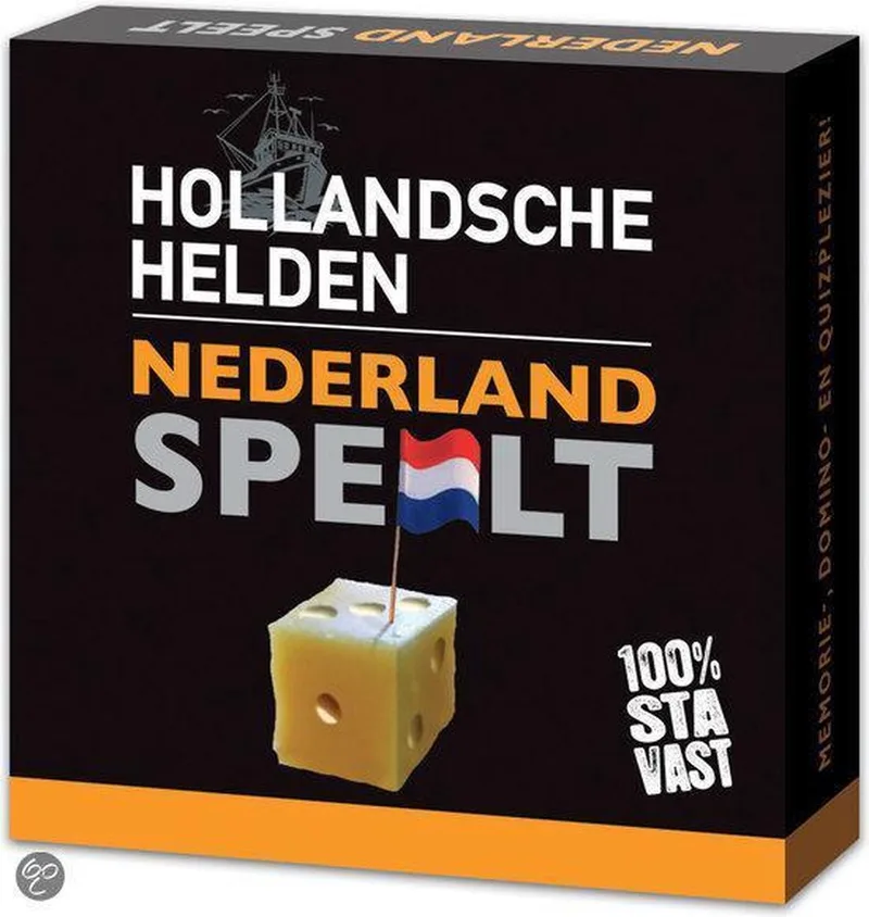 Memo Quizspel Hollandse Helden - Nederland Speelt from Nova Carta – box