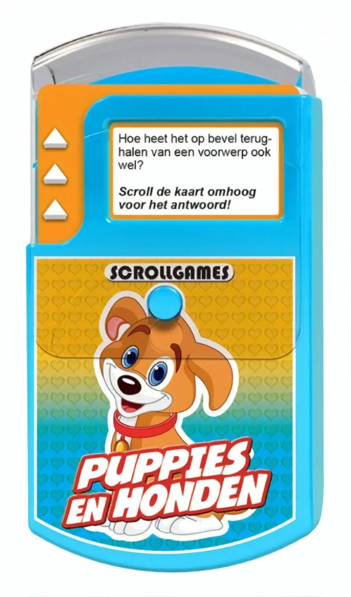 Quizspel Scrollgames Puppies En Honden de Nova Carta – boîte