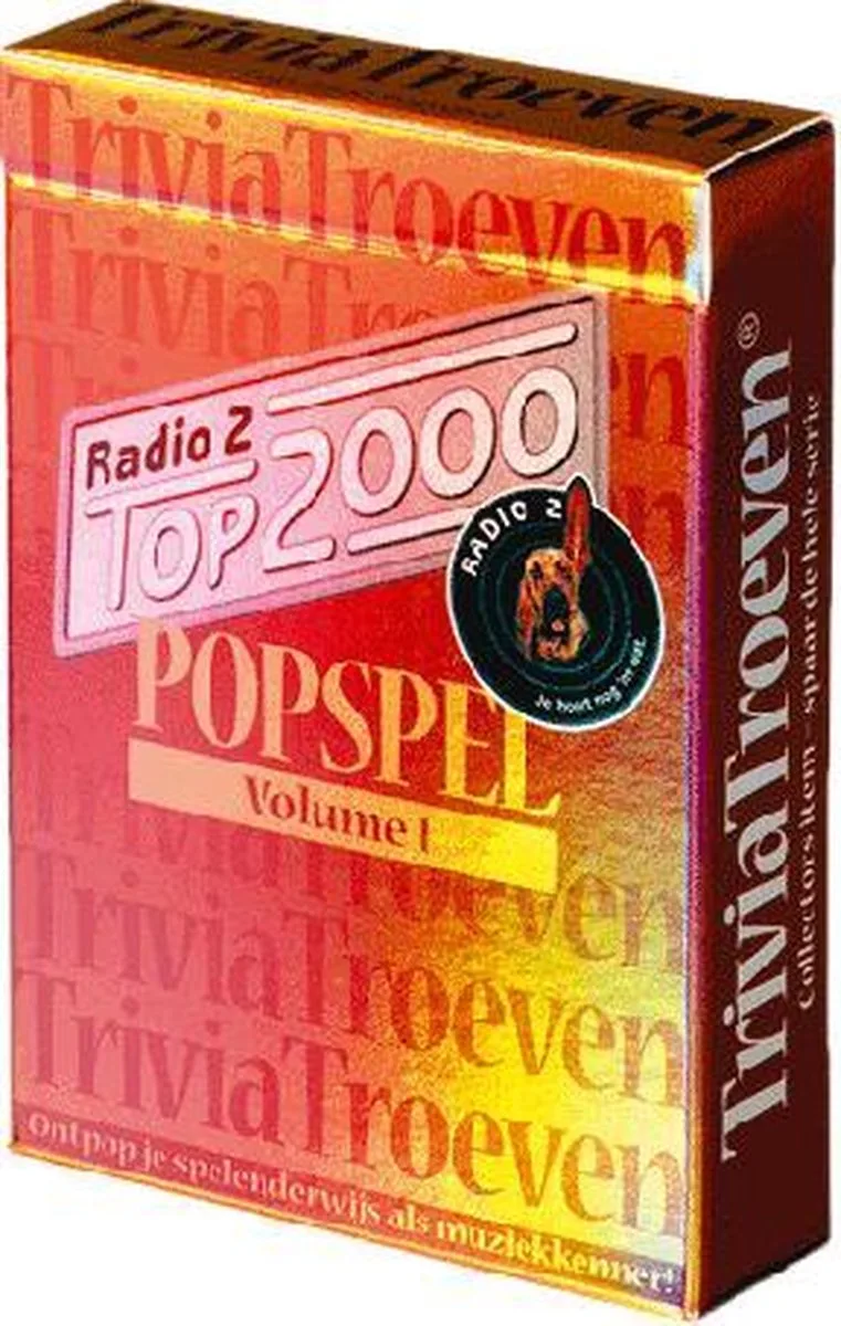 Radio 2 Top 2000 Popspel van Nova Carta – doos