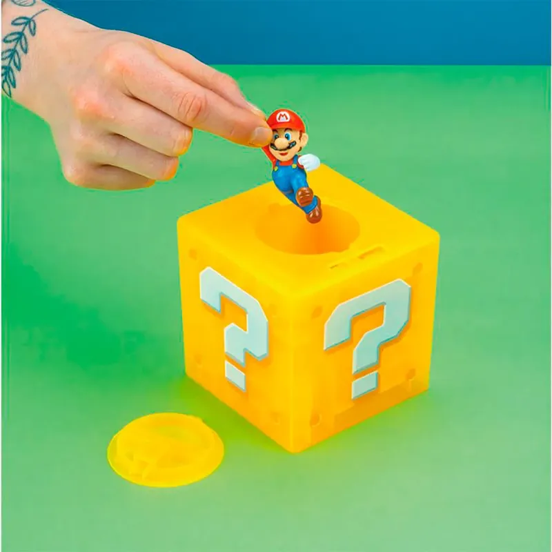 Tirelire Super Mario Question Block de Paladone, édition Jaune – boîte 3 sur 3