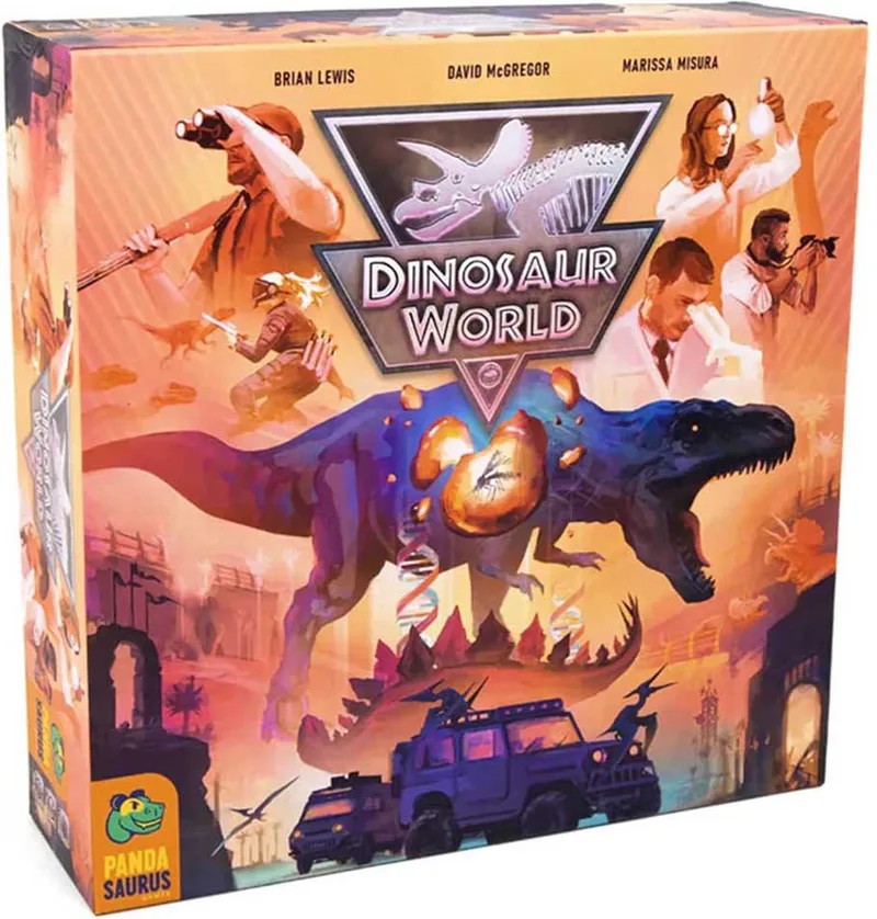 Dinosaur World - Bordspel - Engelstalige Versie de Pandasaurus Games, édition Multicolore – boîte