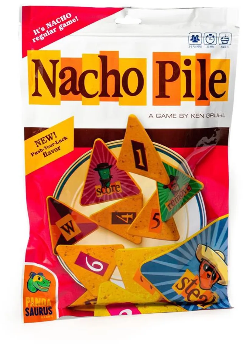 Nacho Pile - Partyspel voor kinderen en volwassenen - 2-6 spelers de Pandasaurus Games – boîte