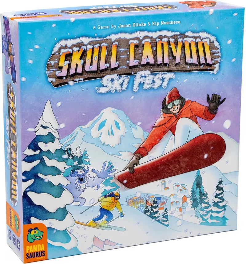 Skull Canyon Ski Fest - Wintersport Bordspel - Familiespel - Engelstalig de Pandasaurus Games – boîte