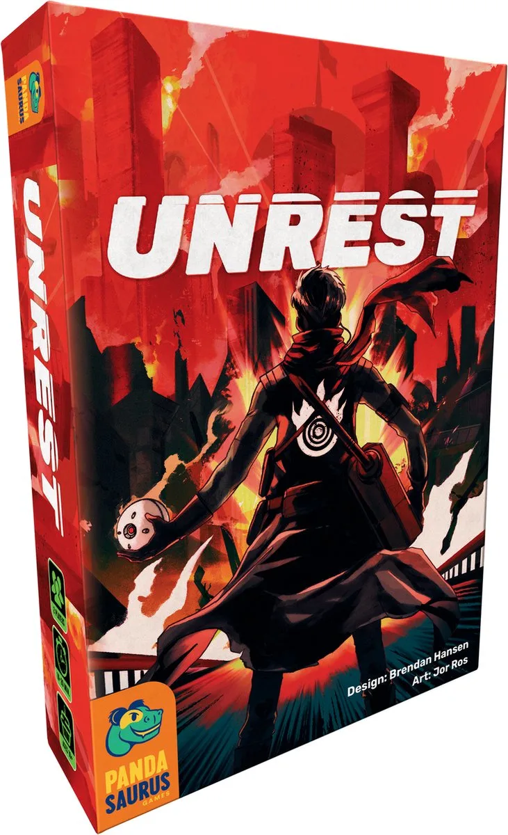Asmodee Jeu De Société Unrest de Pandasaurus Games – boîte