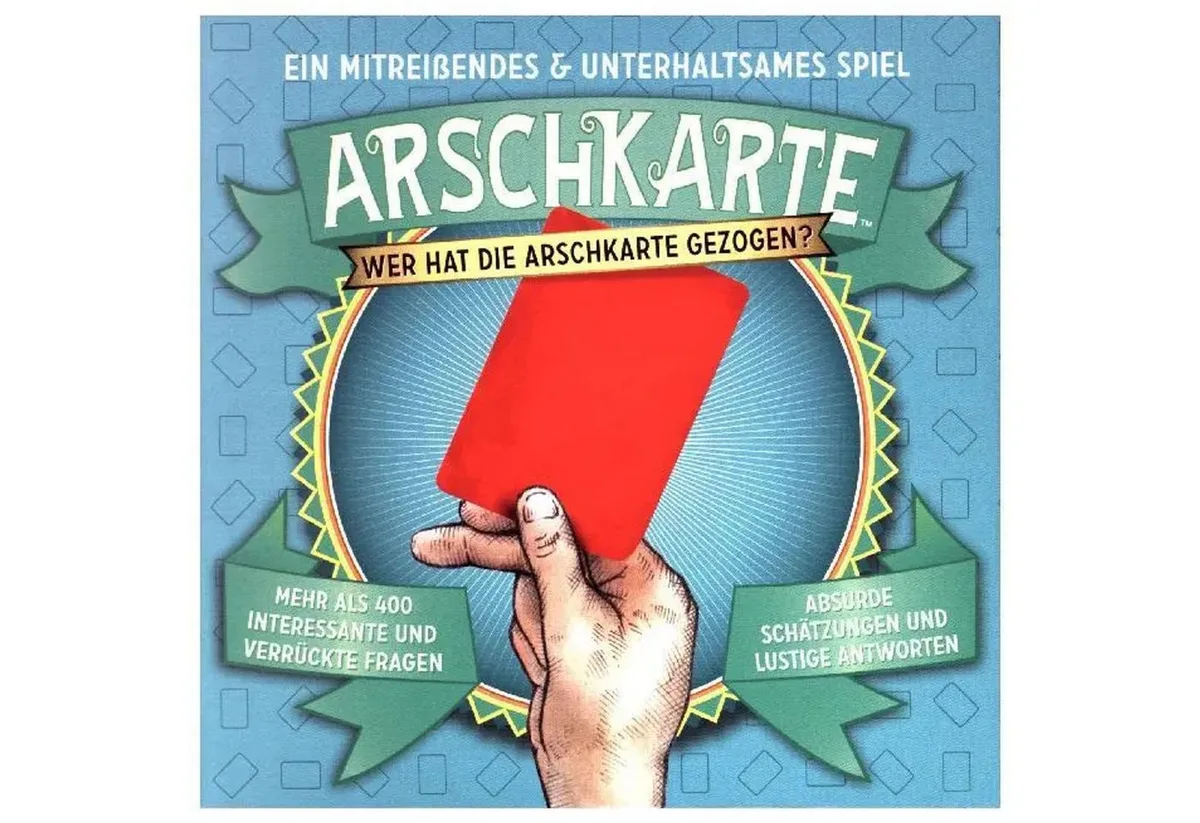 Spiel Arschkarte - Wer hat die Arschkarte gezogen? (Kartenspiel) von Pegasus Spiele – Schachtel