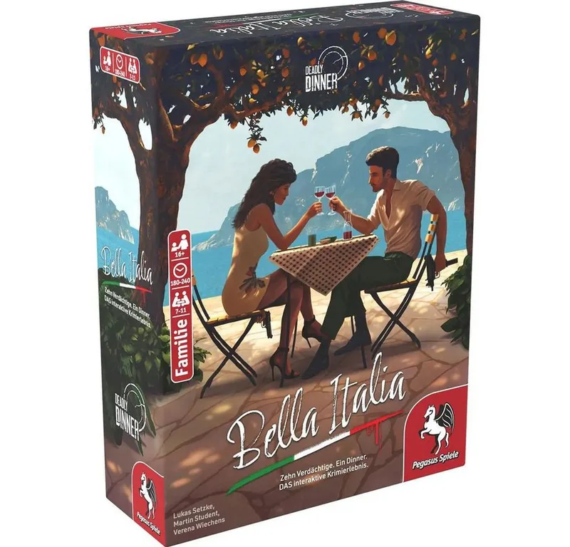 Spiel Deadly Dinner - Bella Italia de Pegasus Spiele – boîte 1 sur 4