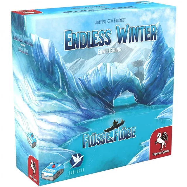 Spiel, Endless Winter - Flüsse & Flöße (Erweiterung) (Frosted Games) - deutsch