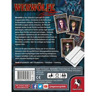 Spiel Werwölfe von Pegasus Spiele – Schachtel 4 von 4