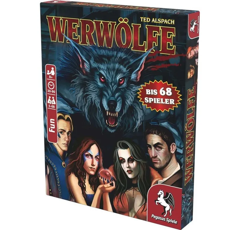 Spiel Werwölfe von Pegasus Spiele – Schachtel 2 von 4
