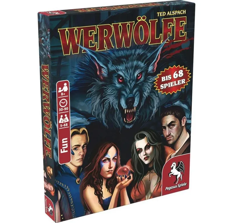 Spiel Werwölfe von Pegasus Spiele – Schachtel 1 von 4
