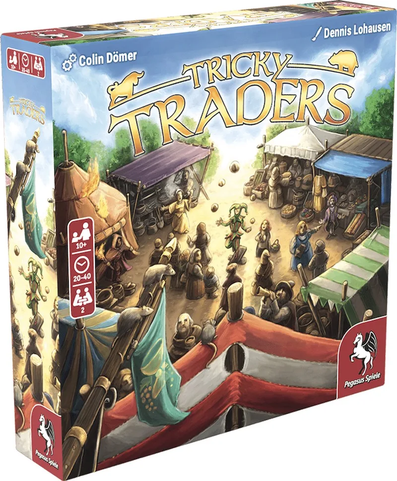 Tricky Traders från Pegasus Spiele – kartong