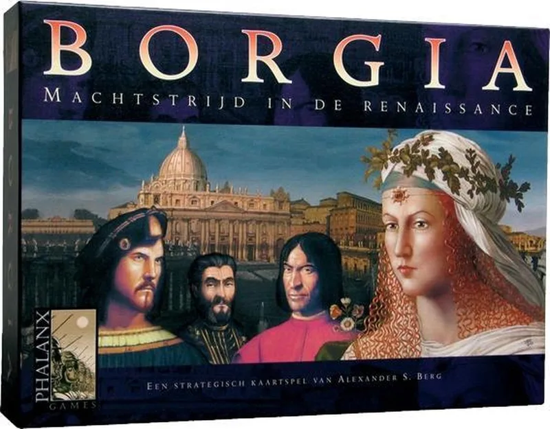Borgia Bordspel - Strategisch spel over macht en politiek de Phalanx Games – boîte