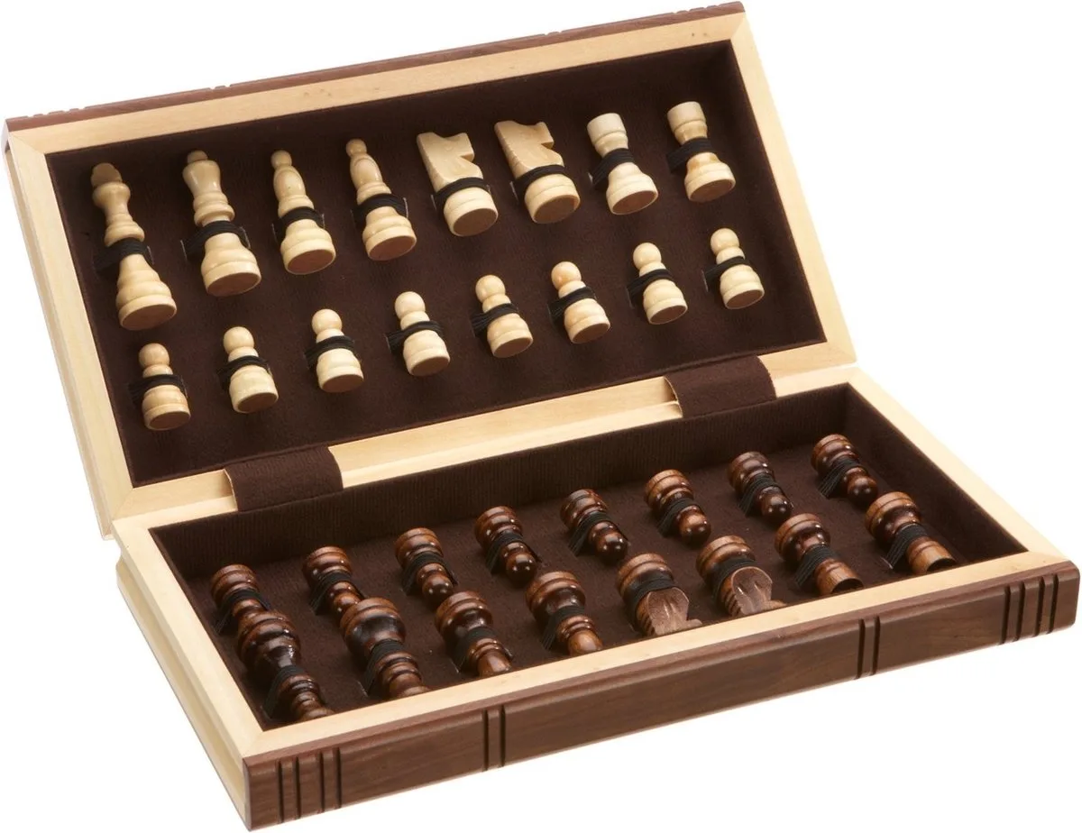 reis schaakset hout de Philos – boîte