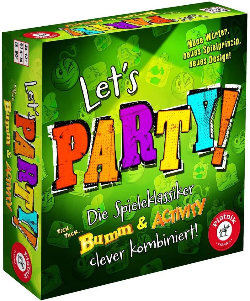 Activity - Let's Party fra Piatnik, Flerfarvet-udgave – æske