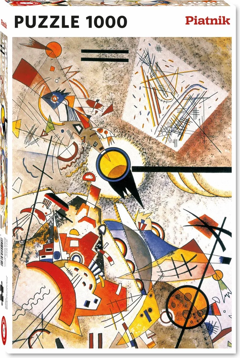 Bustling Aquarelle - Wassily Kandinsky (1000) van Piatnik – doos