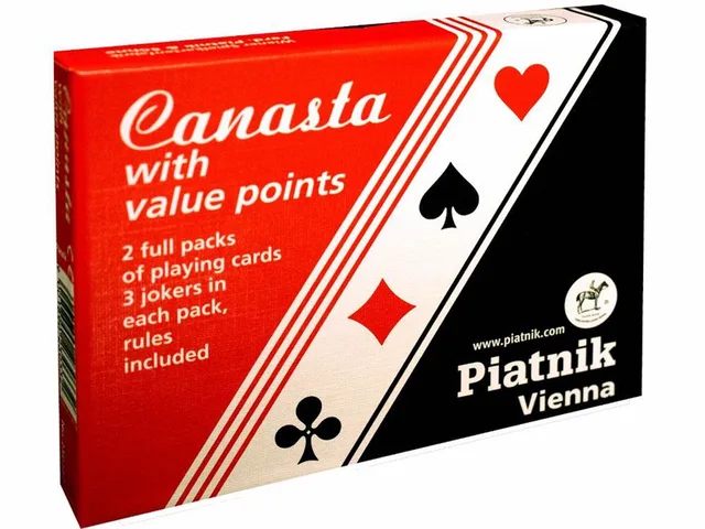 Canasta Set met Instructies.