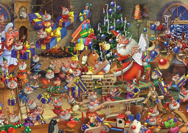 Christmas Chaos 1000 stuk(s) Fee van Piatnik, editie Meerkleurig – doos