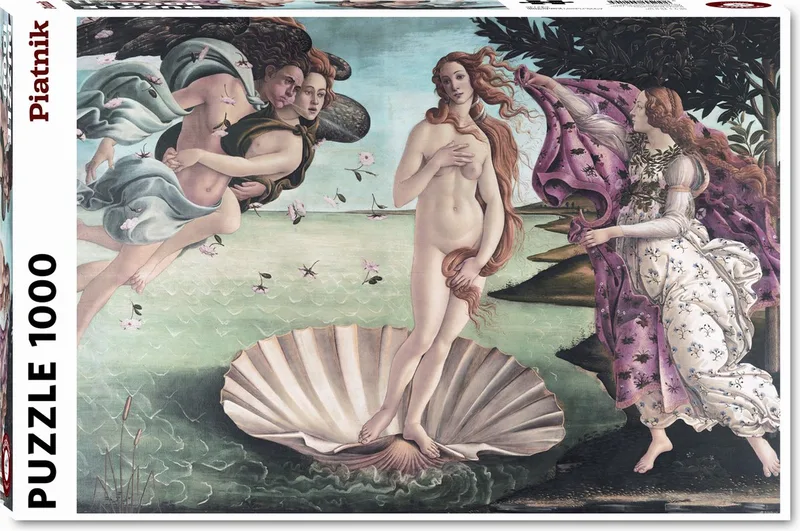De Geboorte van Venus - Sandro Botticelli (1000) van Piatnik – doos