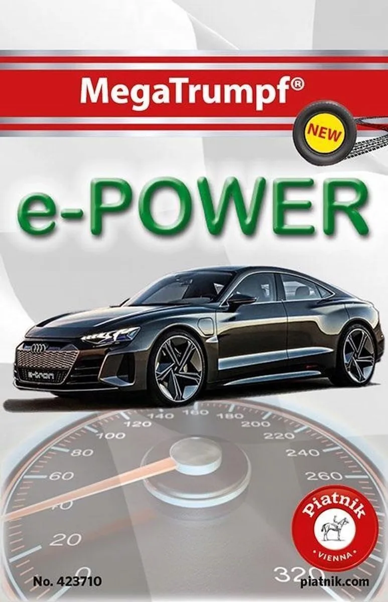 E-Power Quartet Kartspel from Piatnik – box
