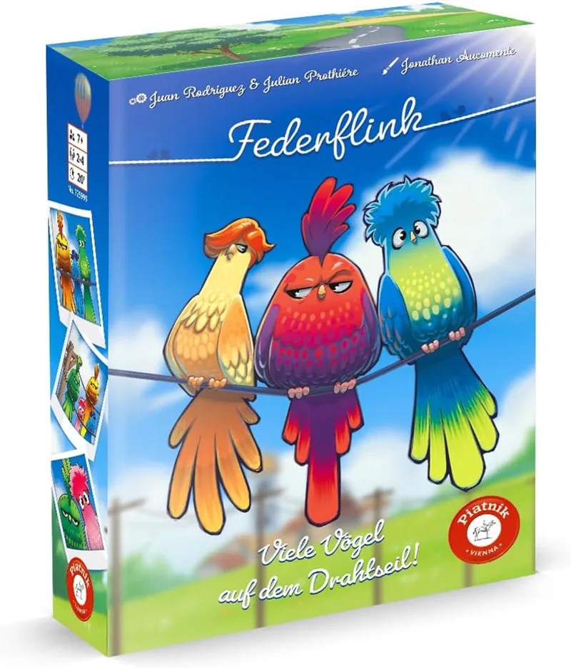 Federflink: Vrolijk Vogeltjes Spel voor het Hele Gezin from Piatnik – box