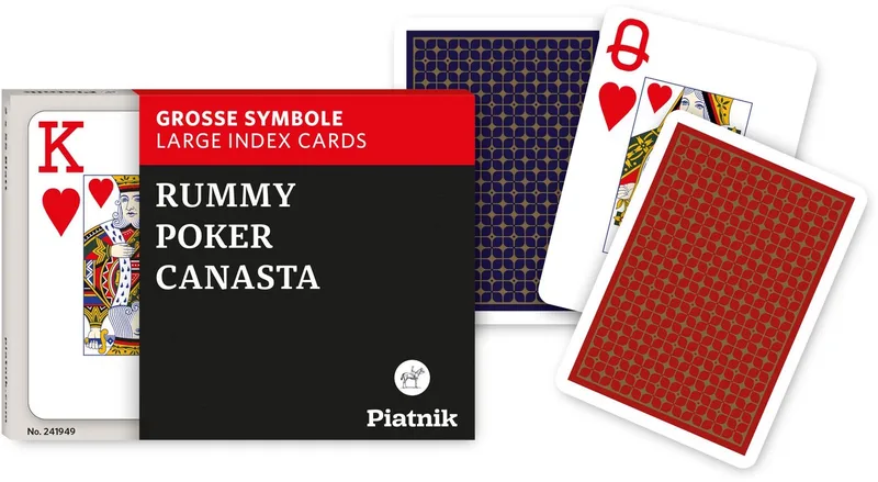 HOT Games Pokerspeelkaartenset Dubbel from Piatnik – box