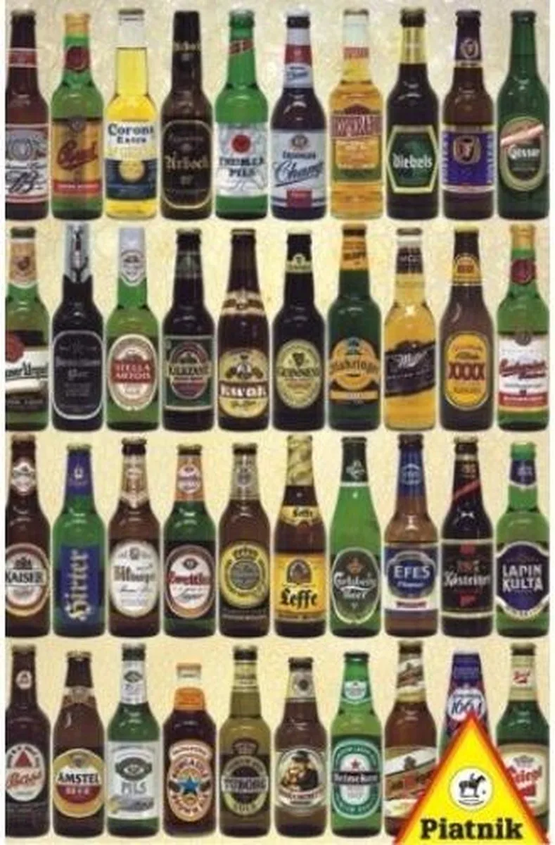 Jigsaw Puzzle - 1000 Pieces - Beers - 1,000 pieces. from Piatnik, Multicolour edition – box