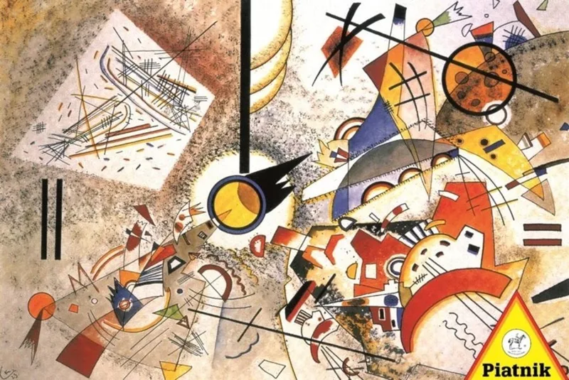 Kandinsky 1000 Stuk Puzzel - Duurzaam & Levendig van Piatnik – doos