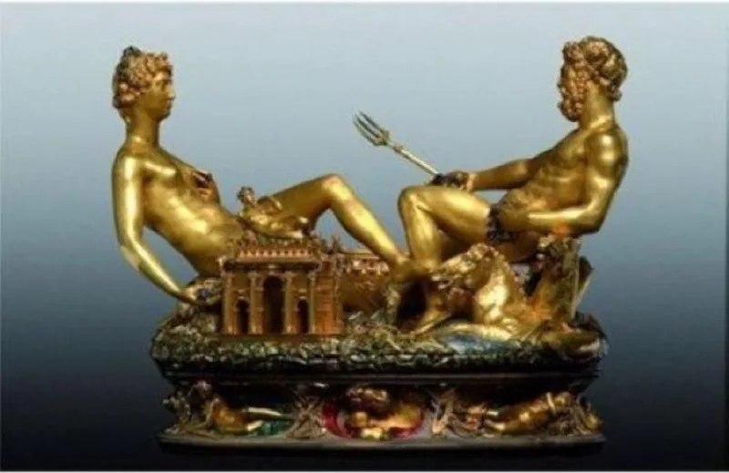 Legpuzzel - 1000 stukjes -Saliera, Cellini van Piatnik, editie Goud – doos