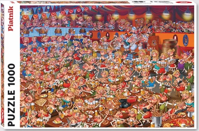 legpuzzel Bierfest 1000 stukjes - kleurrijke puzzel volwassenen. van Piatnik, editie Meerkleurig – doos