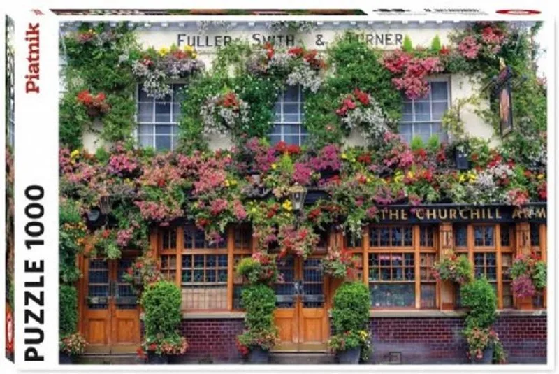 legpuzzel Pub in London 1000 stukjes karton volwassenen. van Piatnik, editie Meerkleurig – doos
