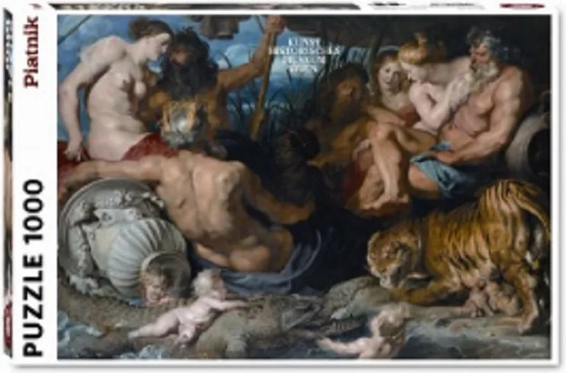 Peter Paul Rubens - De vier continenten (1000 stukjes, kunst puzzel) from Piatnik, Multicolour edition – box
