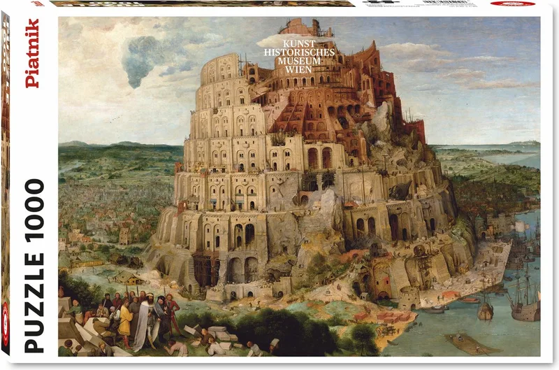 Piatnik – 1000 stukjes puzzel – Toren van Babel – 68 x 48 cm van Piatnik, editie Meerkleurig – doos